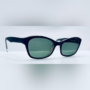 Just 204 Black Crystal Oval Sunglasses Frames Only